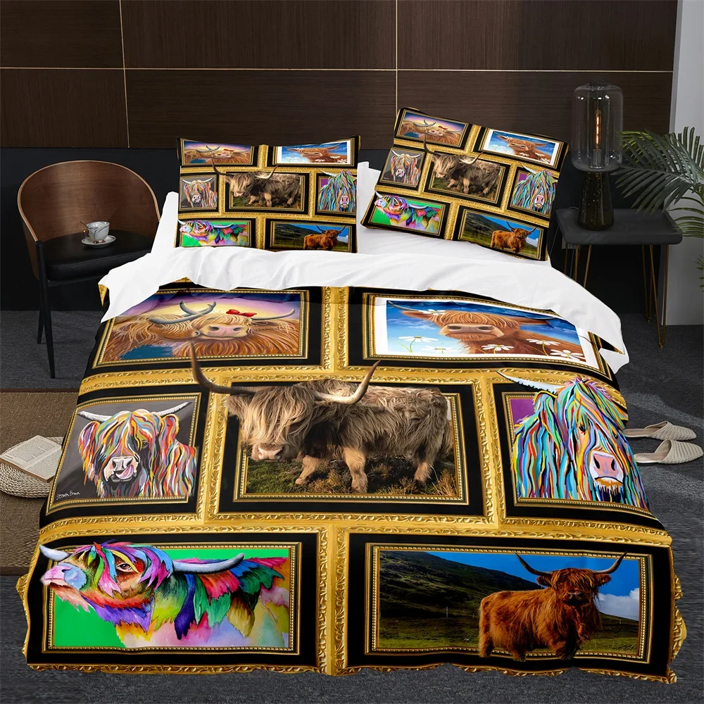 Highland Home Textiles - Highland vache bétail ferme Animal confortable