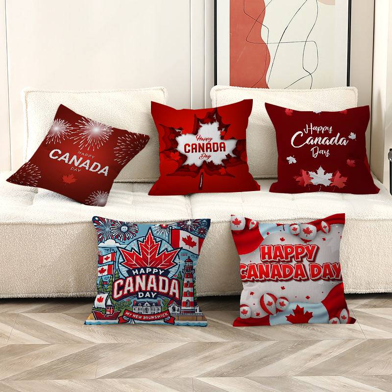 Home Textiles Canada - Housse de coussin C-CANADA DAY, motif