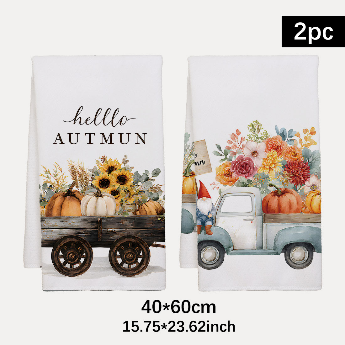Highland Home Textiles - Serviette à motif de fleurs de