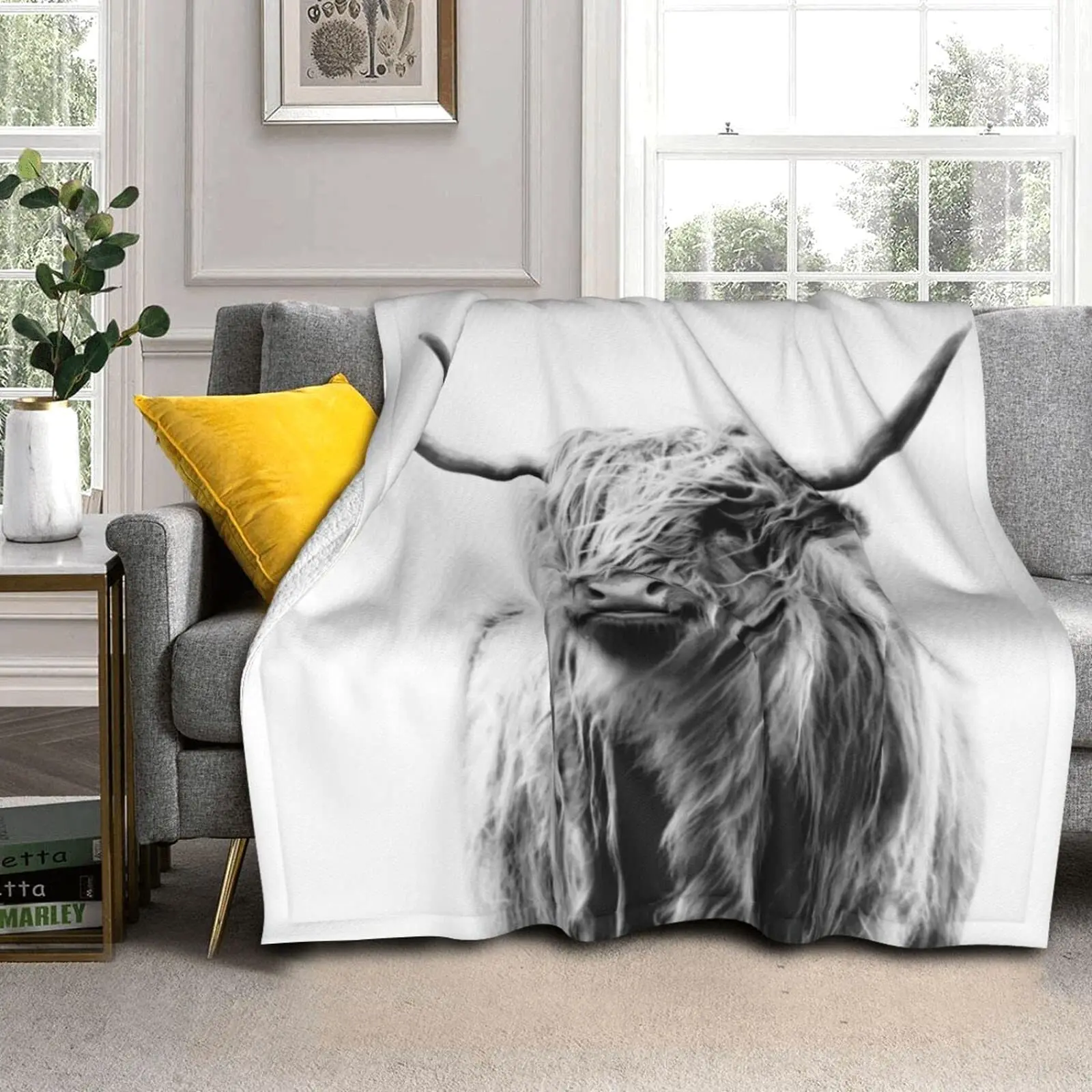 Couverture de vache des Highla - Highland Home Textiles avis et prix