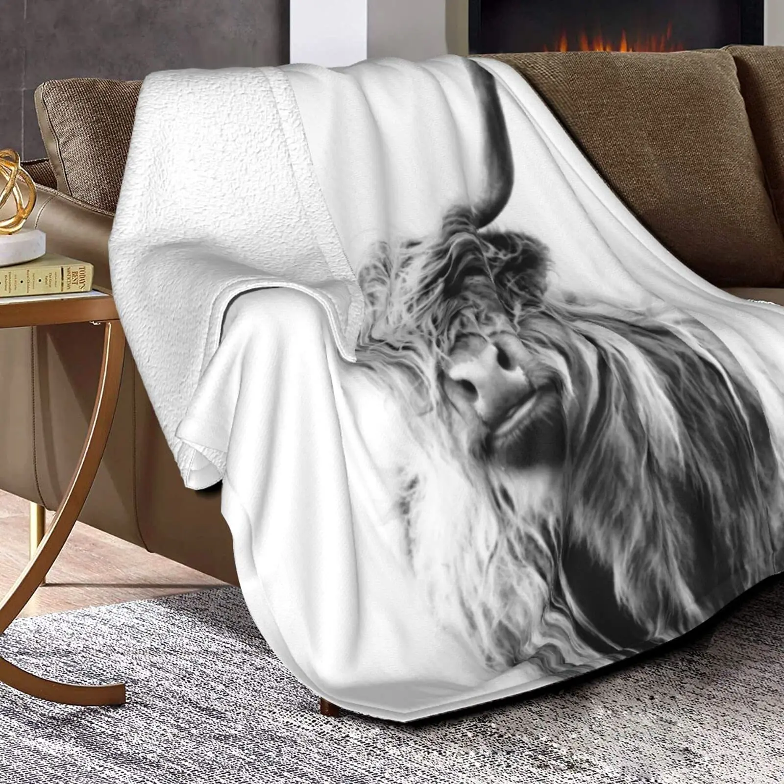 Couverture de vache des Highla - Highland Home Textiles avis et prix