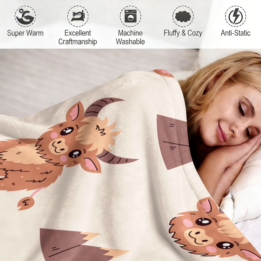 Couverture en flanelle à impri - Highland Home Textiles avis et prix