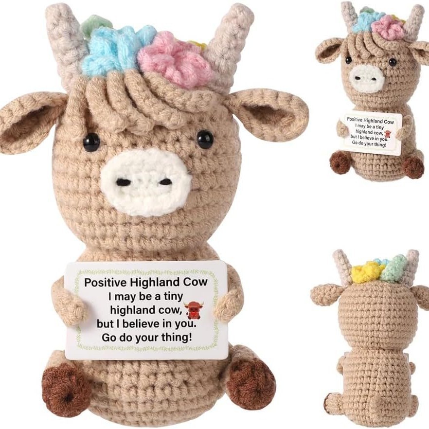 Crochet émotionnel vache poupé - Home Textiles Today avis et prix