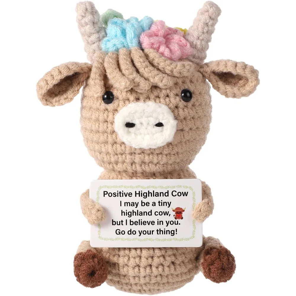 Crochet émotionnel vache poupé - Home Textiles Today avis et prix