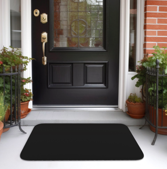 Tapis de porte à imprimé flora - Highland Home Textiles avis et prix