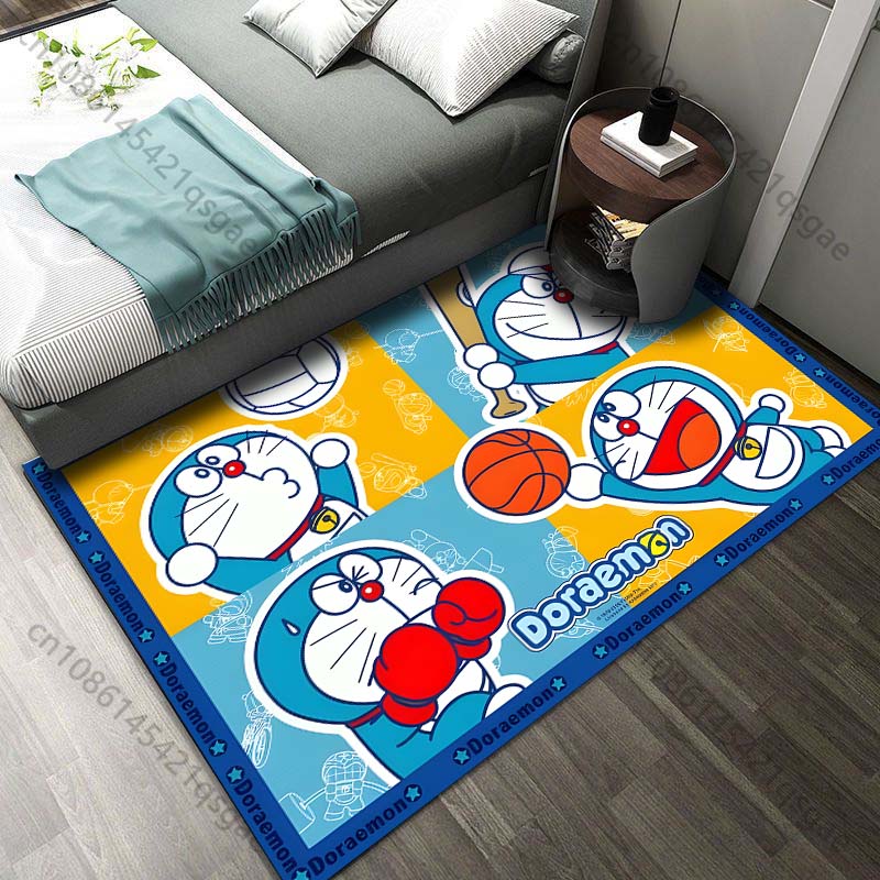 Tapis imprimé Doraemon et ses  - Luxury Home Textiles Usa avis et prix