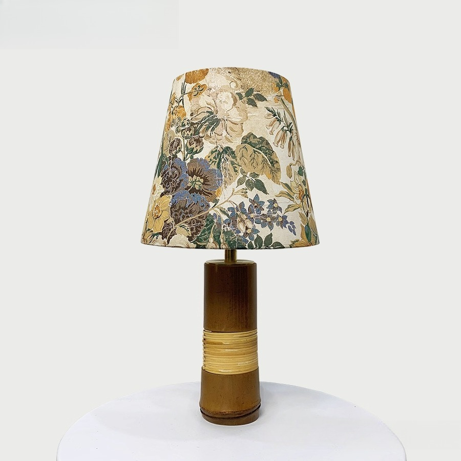 Lampe de table en rotin nature - Home Textiles Importers In Usa avis et prix