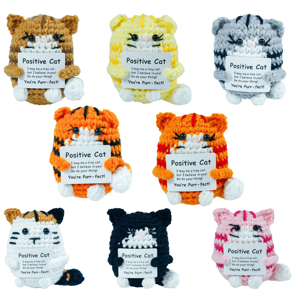 Poupée de chat Positive au Cro - Home Textiles Today avis et prix