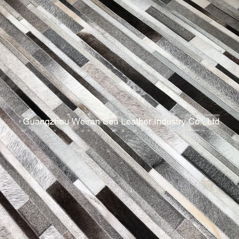 Tapis gris patchwork en peau d - Home Textiles Importers In Usa avis et prix