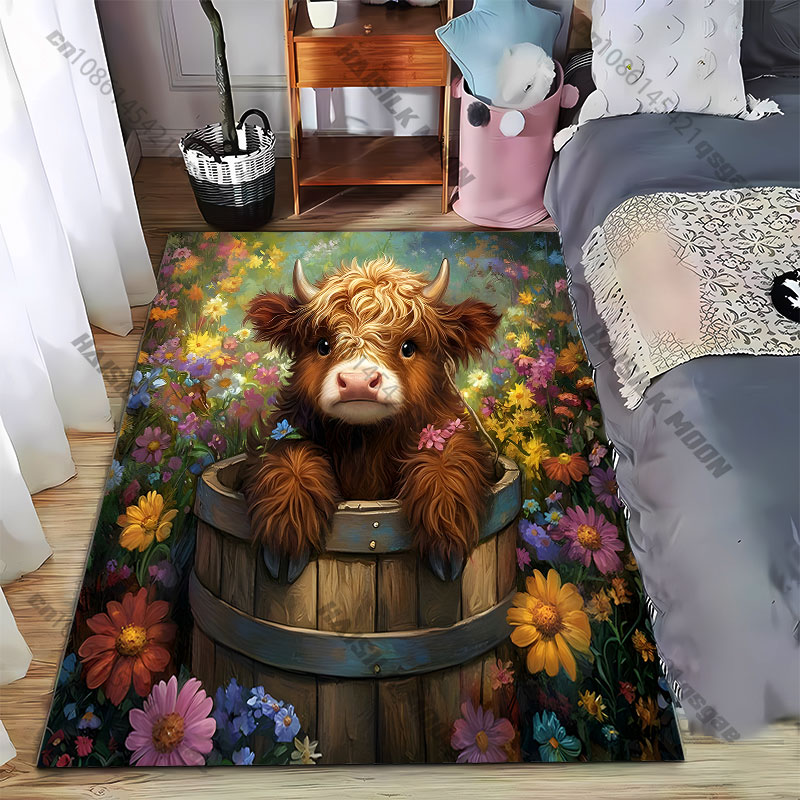Tapis en forme de seau en bois - Highland Home Textiles avis et prix